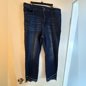 Brand New John Mark Dark Wash Ankle Length Jeans 14